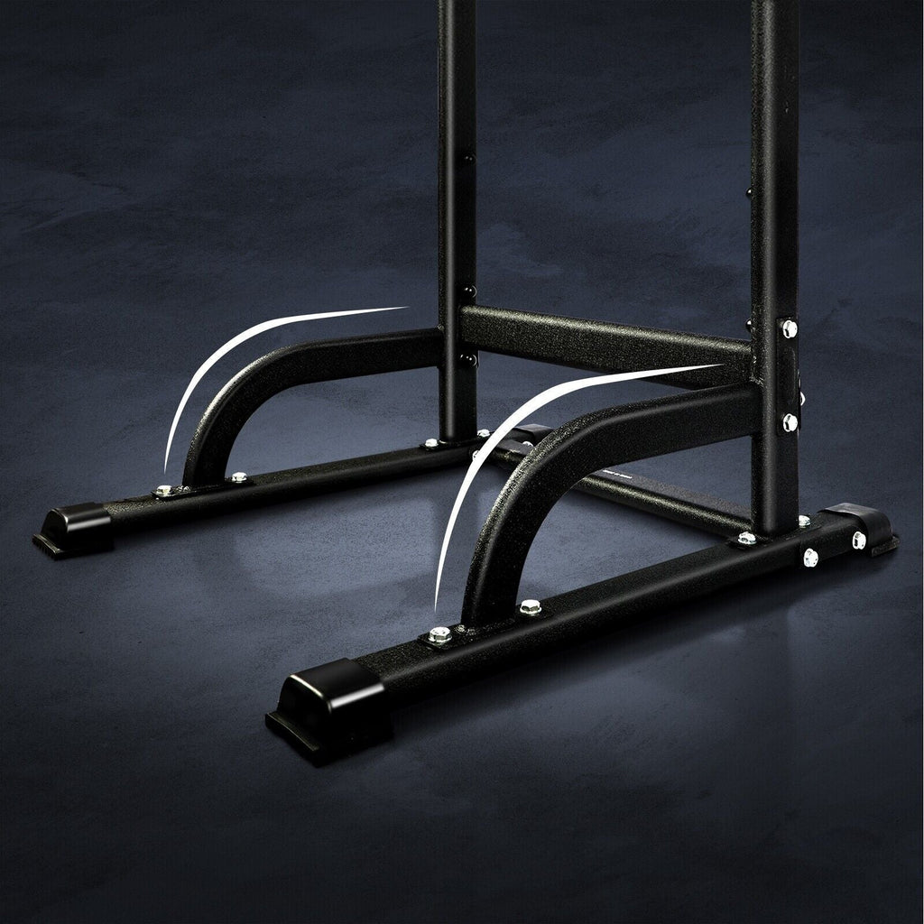 NNETM Power Tower Pull-Up & Dip Station – Multi-Function Home Gym Trainer