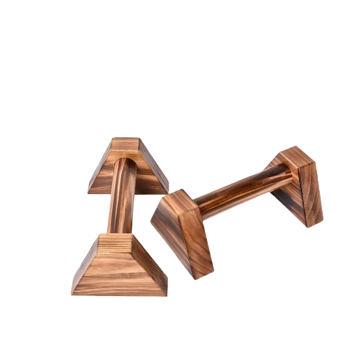 NNEOBA Wooden Push-Up Stands - Gym Exercise Bars for Chest Training