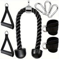 NNETM Tricep Rope Set Gym Pulley Accessories (8PCS)