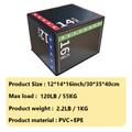 Fitness Jump Box PVC Foam Training