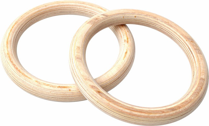 NNEDSZ Wooden Gymnastic Rings Olympic Gym Rings Strength Training