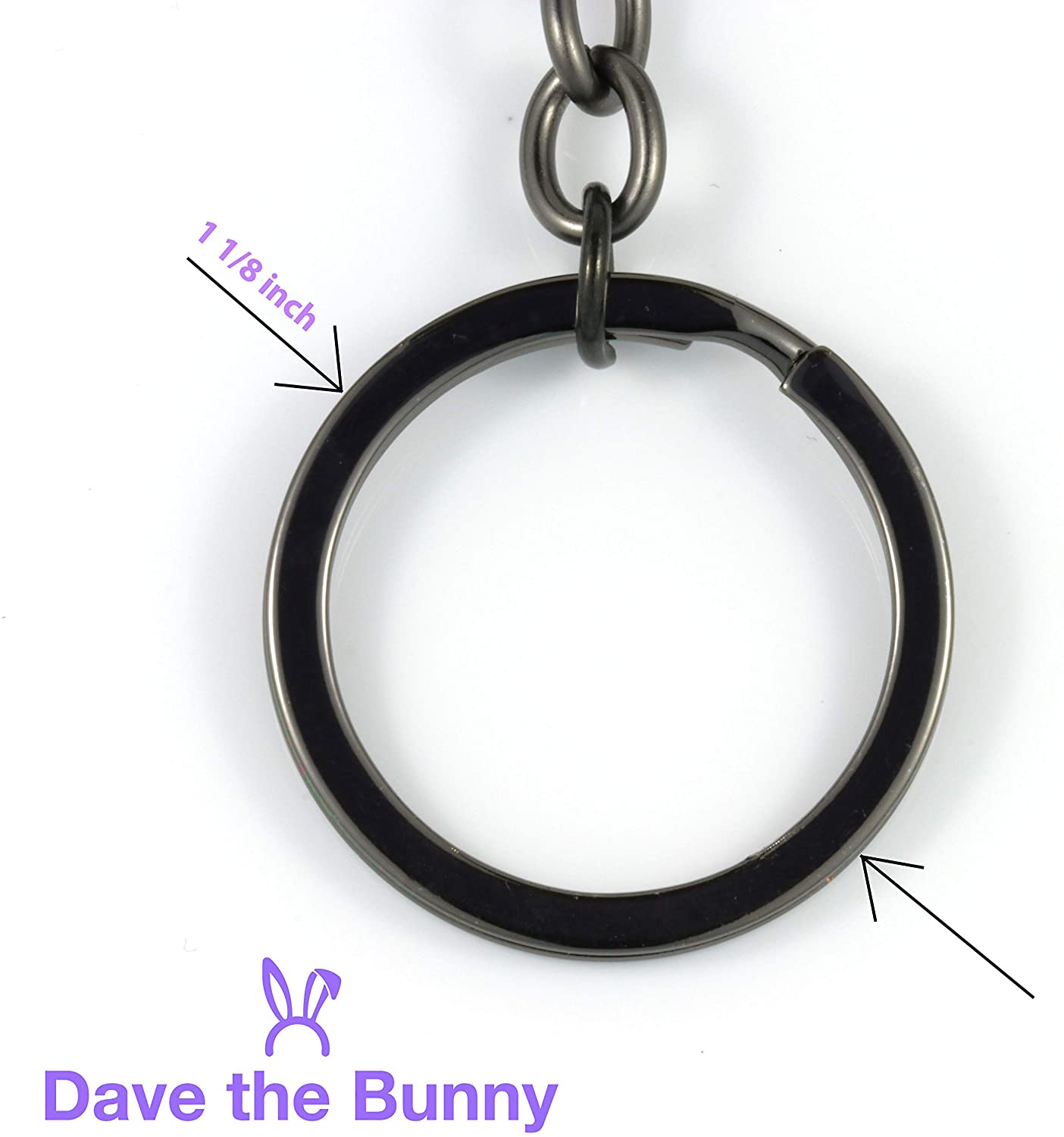 Emerald Park Jewelry Deer Keychain | Deer Antler Keychain for Men and Women Great Camping Gadgets and Country Boy Gifts for Men Hunting Keychain or Antler Keychains for Her and Fun Hunting Gadgets or a Camping Gadget, Silver, Large