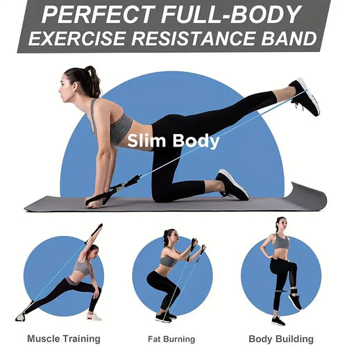 16pcs Resistance Bands Set