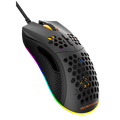 DELTACO GAMING DM210 Gaming Egér 6400 DPI, RGB, Fekete