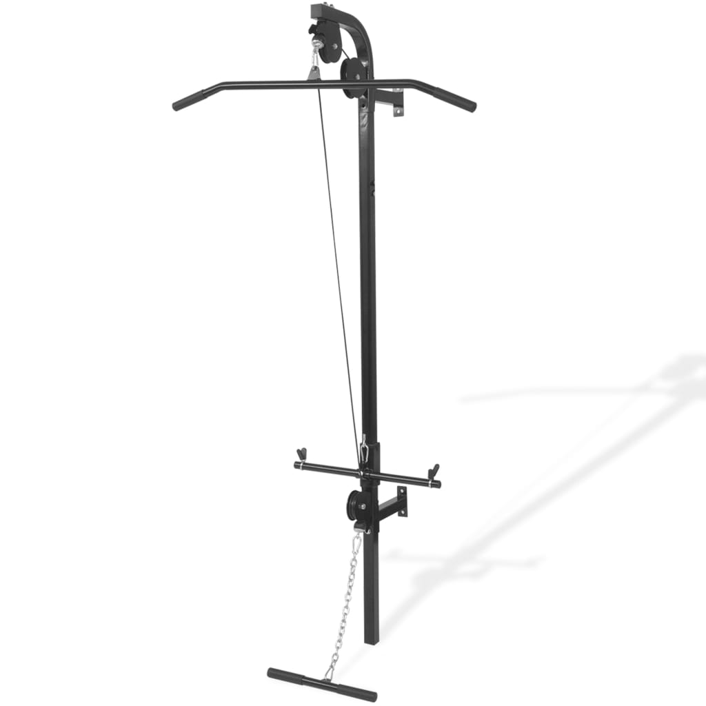 NNEVL Wall-mounted Home Gym with 2 Pulleys
