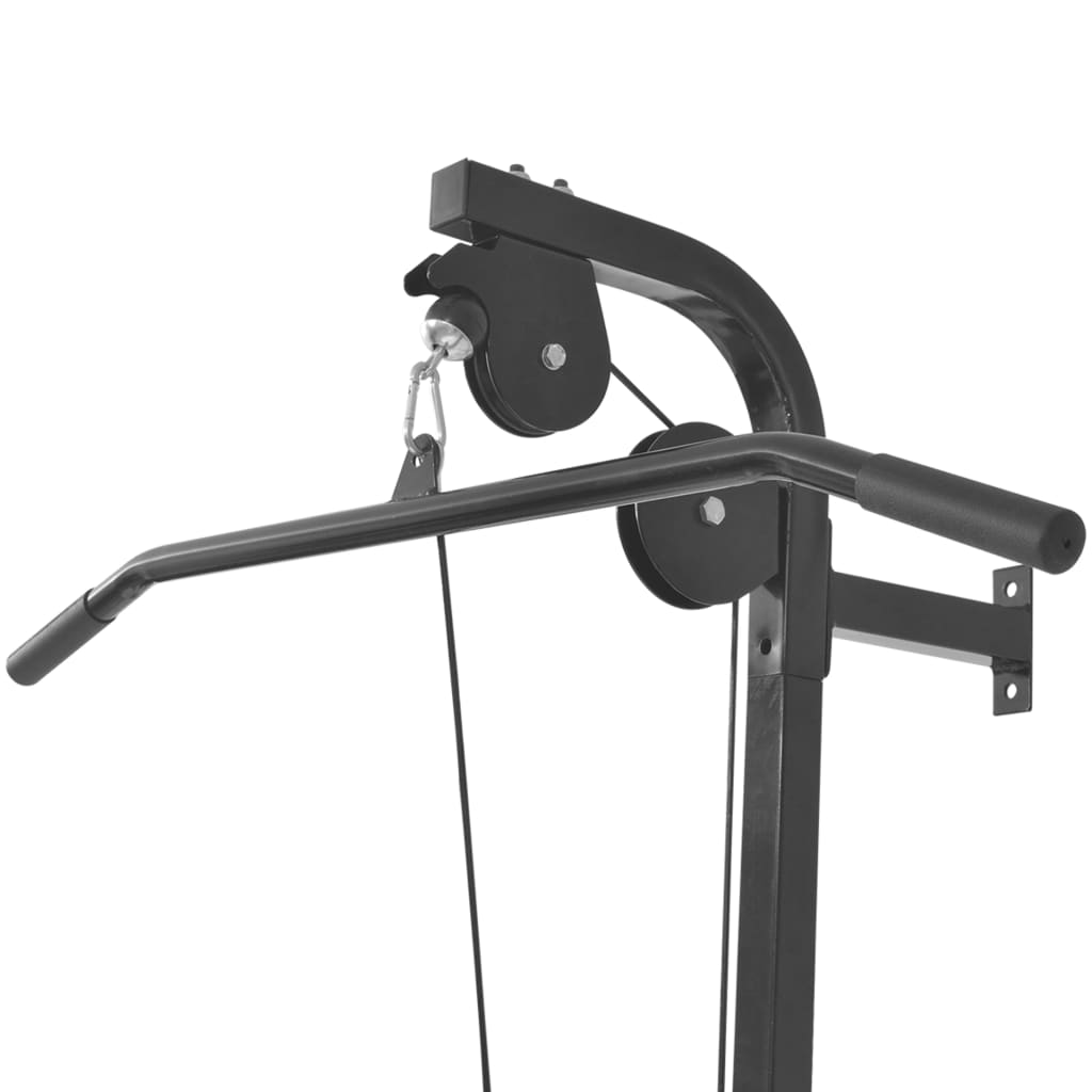 NNEVL Wall-mounted Home Gym with 2 Pulleys