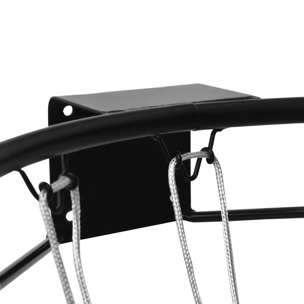 NNEVL Basketball Ring Black 45 cm Steel