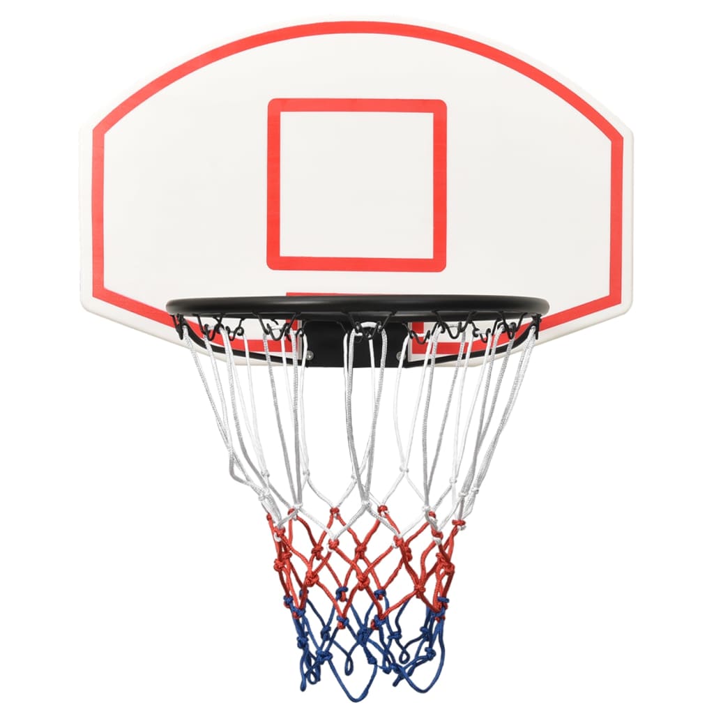 NNEVL Basketball Backboard White 71x45x2 cm Polyethene