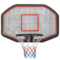 NNEVL Basketball Backboard Black 109x71x3 cm Polyethene