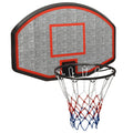 NNEVL Basketball Backboard Black 90x60x2 cm Polyethene