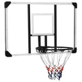 NNEVL Basketball Backboard Transparent 106x69x3 cm Polycarbonate