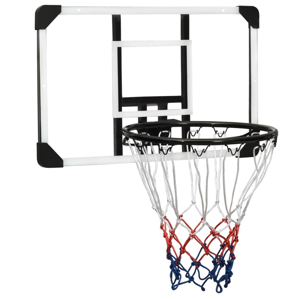 NNEVL Basketball Backboard Transparent 71x45x2.5 cm Polycarbonate