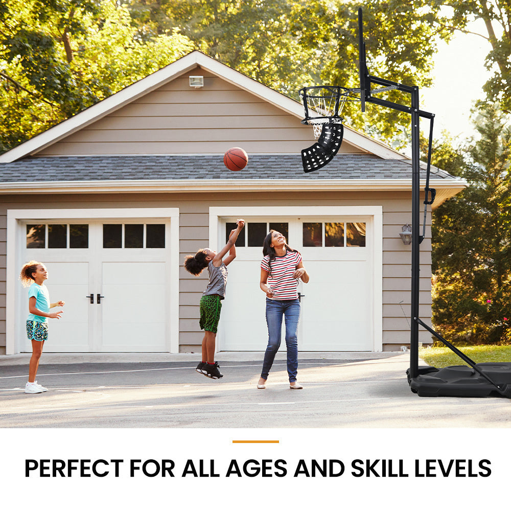 NNEMB Basketball Return System, with 360 Degree Universal Attachment
