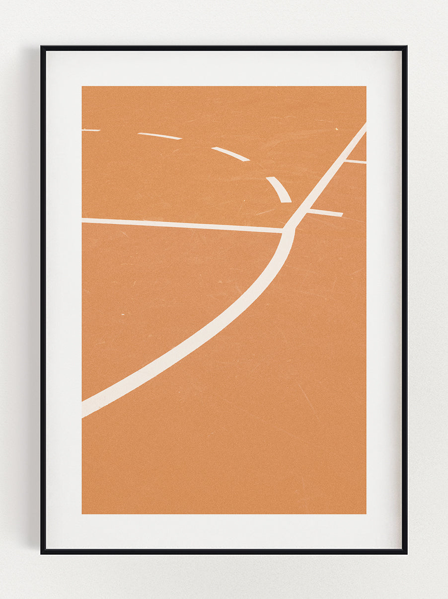 Basketball Field Poster