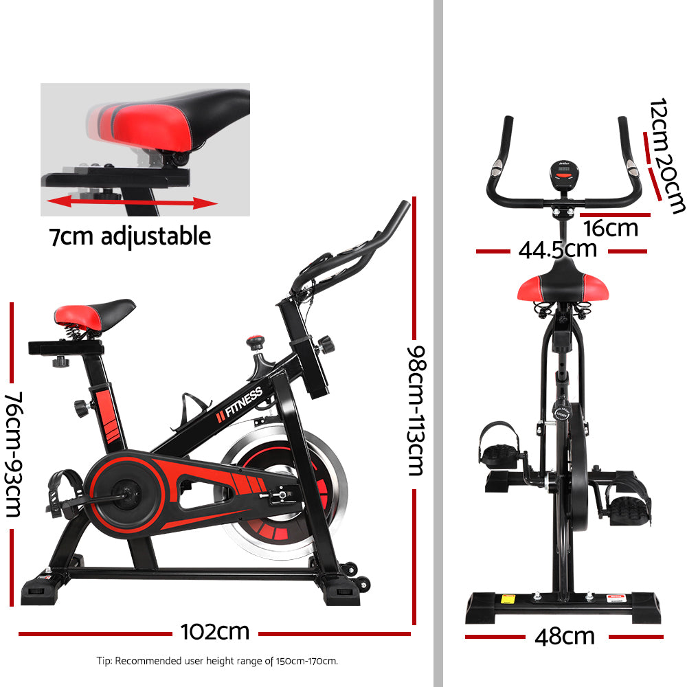 NNEDSZ Bike Exercise Bike Flywheel Fitness Home Commercial Workout Gym Holder