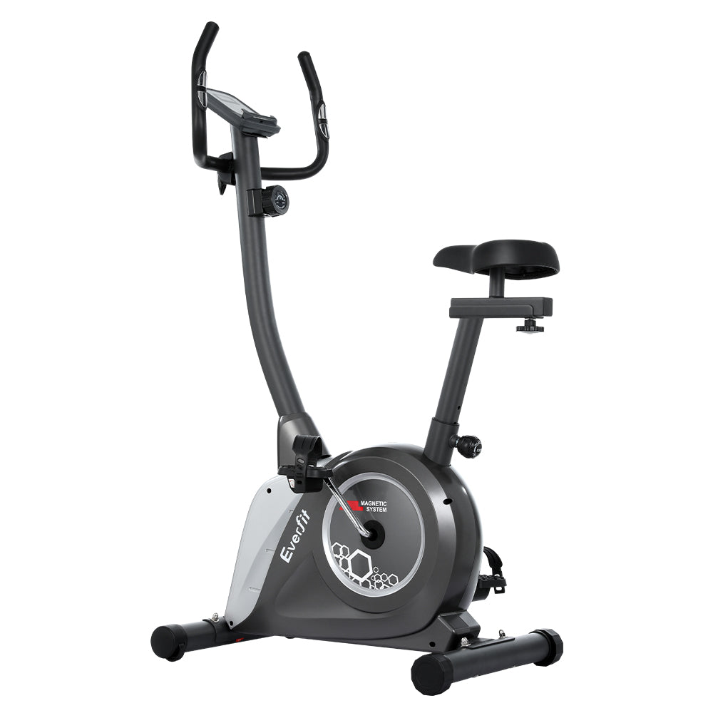 NNEDSZ Magnetic Exercise Bike Upright Bike Fitness Home Gym Cardio