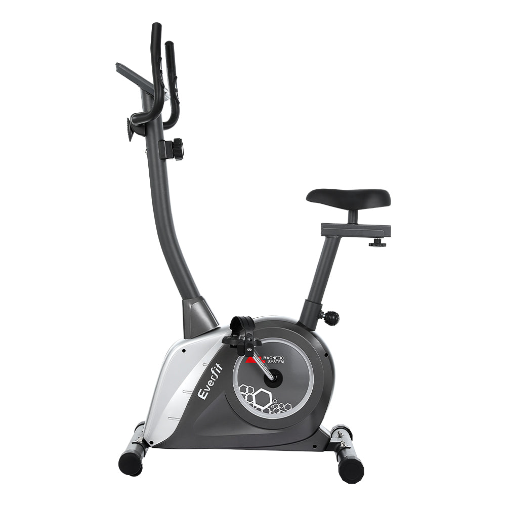 NNEDSZ Magnetic Exercise Bike Upright Bike Fitness Home Gym Cardio