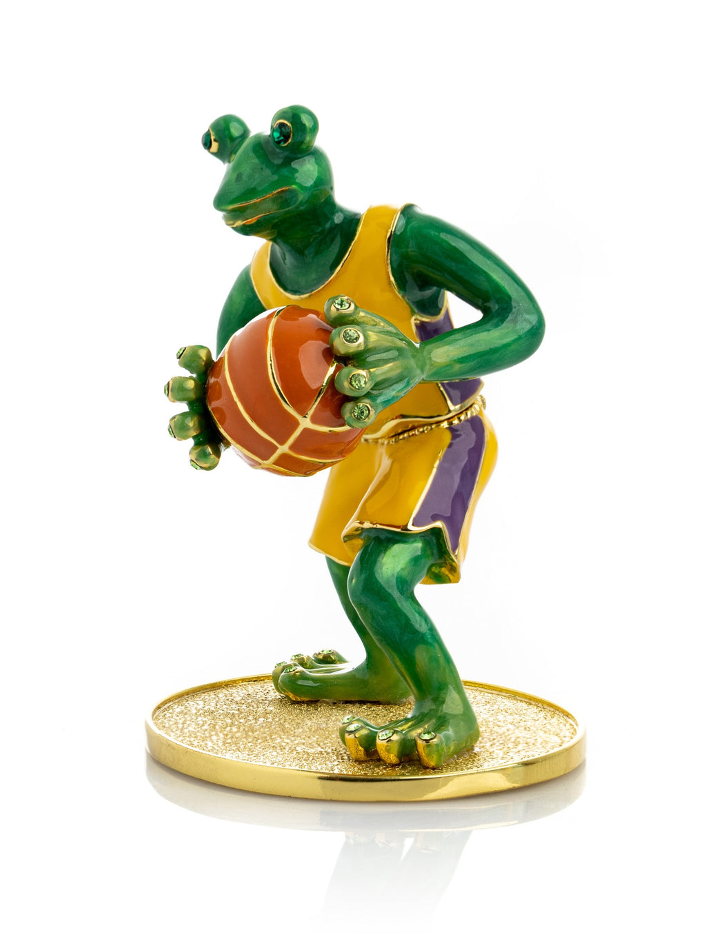 Frog Playing Basketball