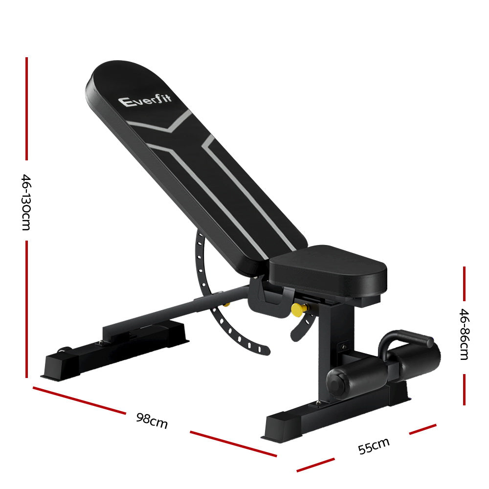 NNEDSZ Weight Bench Adjustable FID Bench Press Home Gym 450kg Capacity