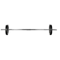 NNEDSZ 18KG Barbell Weight Set Plates Bar Bench Press Fitness Exercise Home Gym 168cm