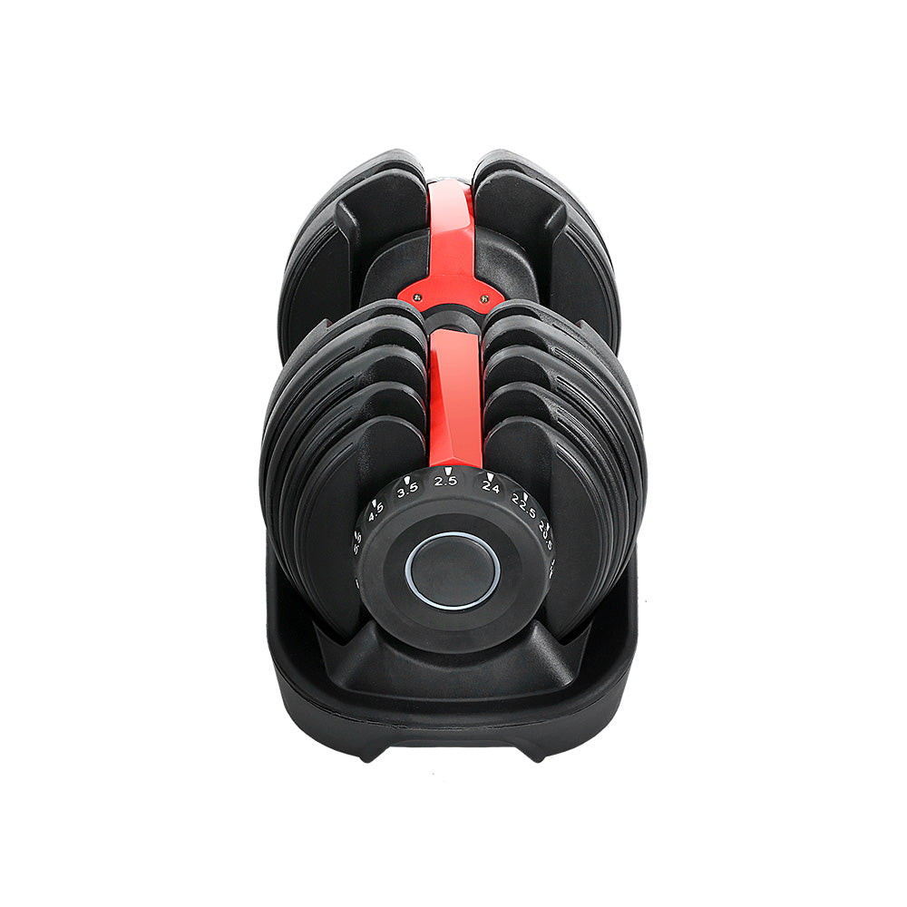 NNEDSZ 24kg Dumbbells Adjustable Dumbbell Weight Plates Home Gym