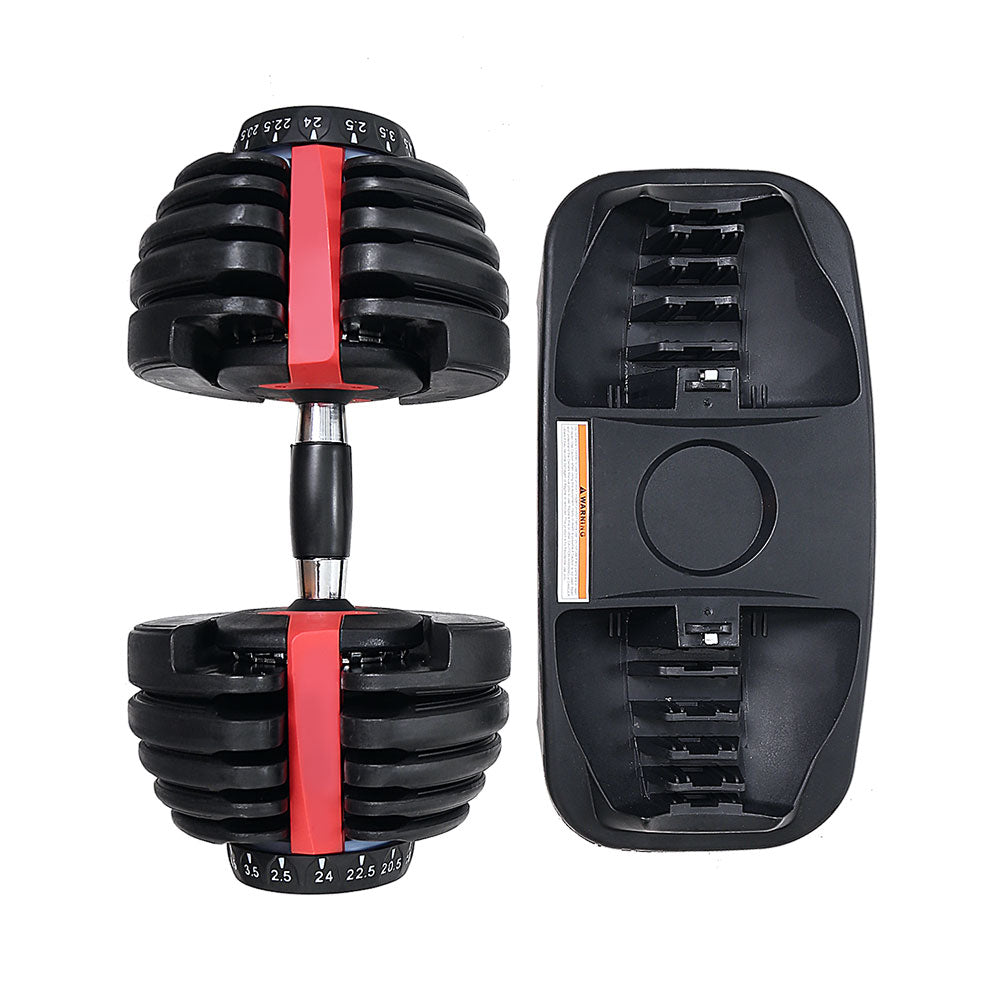NNEDSZ 24kg Dumbbells Adjustable Dumbbell Weight Plates Home Gym 2pcs