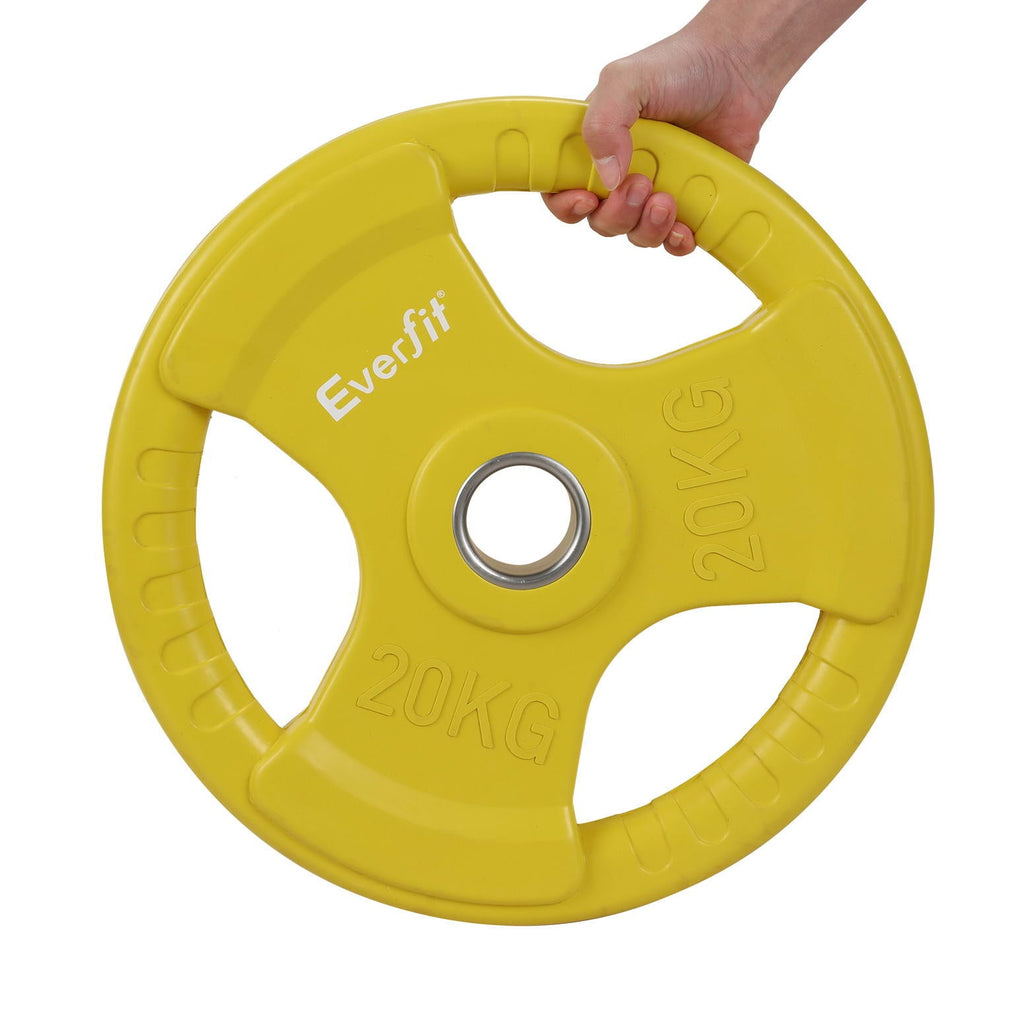 NNEDSZ Weight Plates Standard 20kg Dumbbell Barbell Plate Weight Lifting Home Gym Yellow