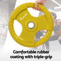 NNEDSZ Weight Plates Standard 20kgx2 Dumbbell Barbell Plate Weight Lifting Home Gym Yellow
