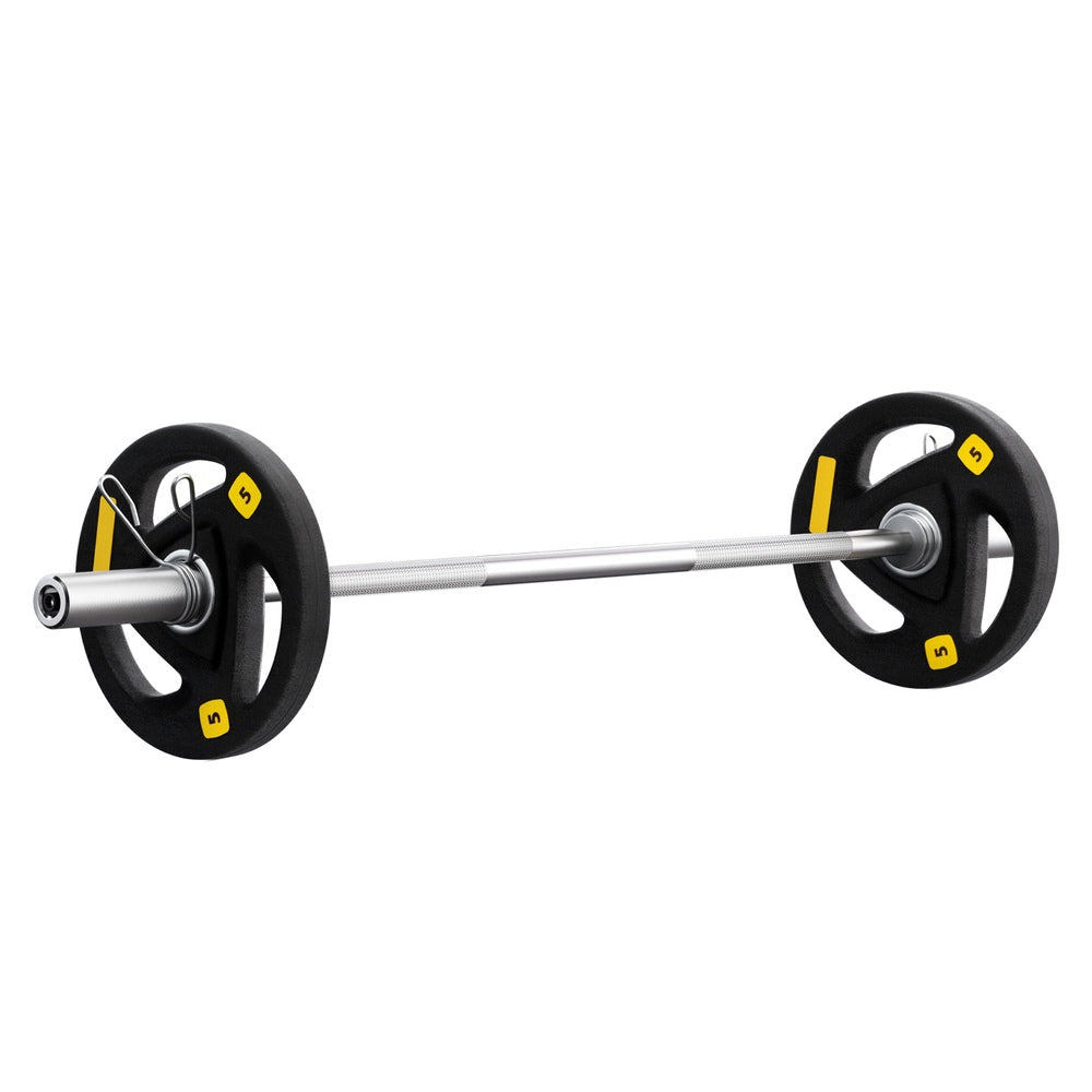 NNEDSZ Barbells Set 16kg 120cm Dumbbells Barbells Plate Weight Lifting Home Gym