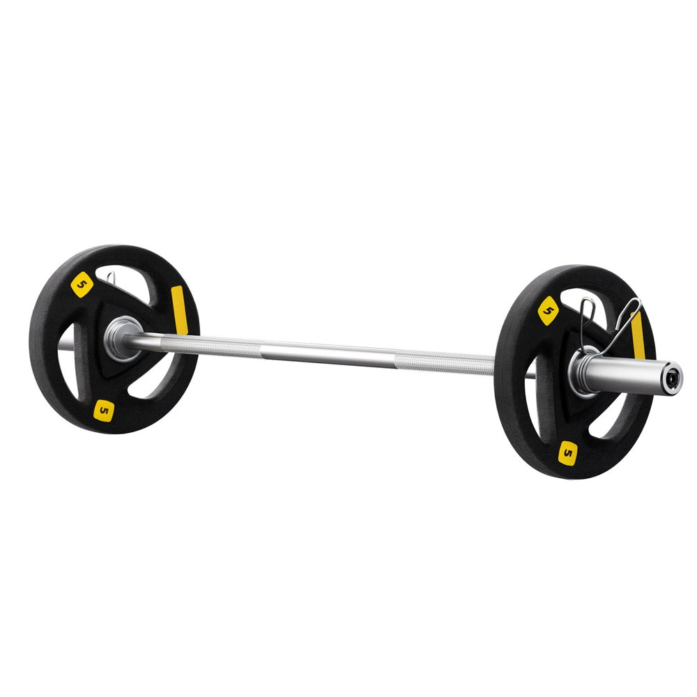 NNEDSZ Barbells Set 16kg 120cm Dumbbells Barbells Plate Weight Lifting Home Gym