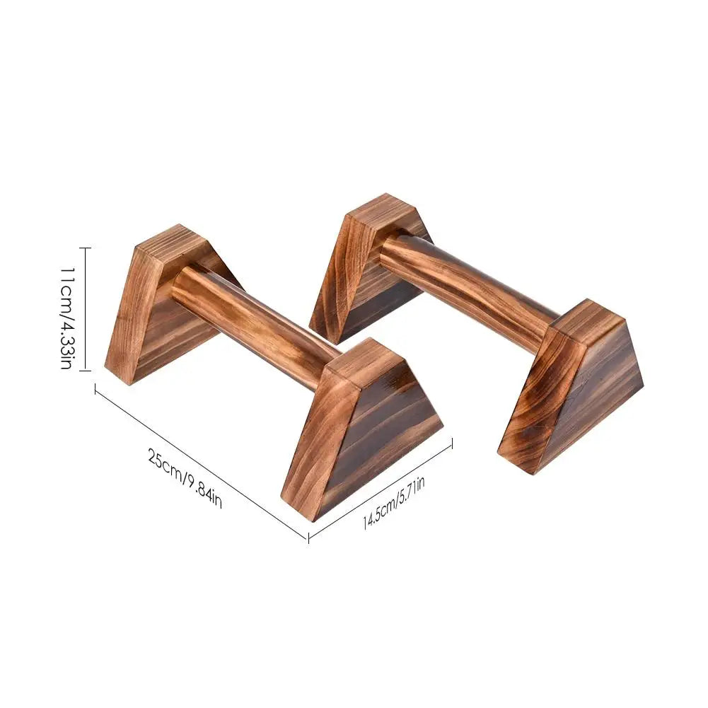 NNEOBA Wooden Push-Up Stands - Gym Exercise Bars for Chest Training