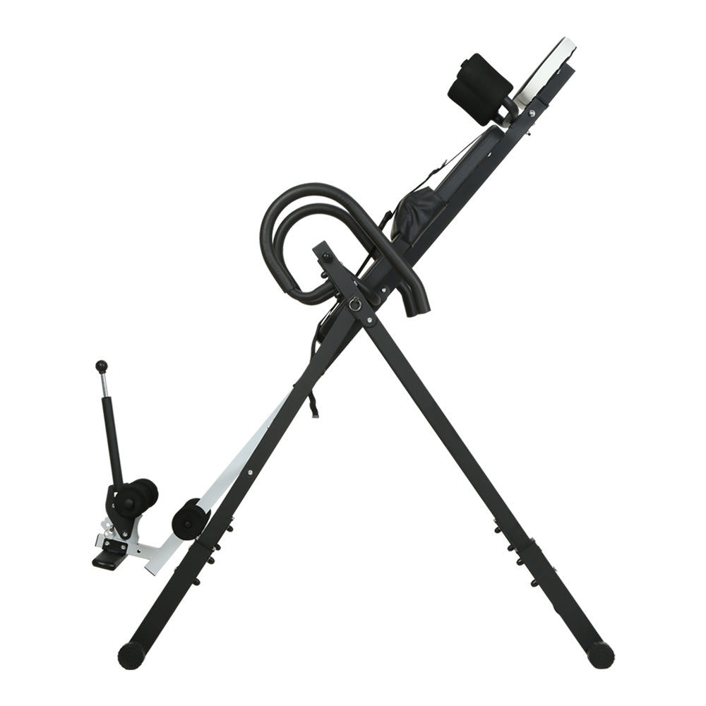 NNEDSZ Inversion Table Gravity Exercise Inverter Back Stretcher Home Gym Grey