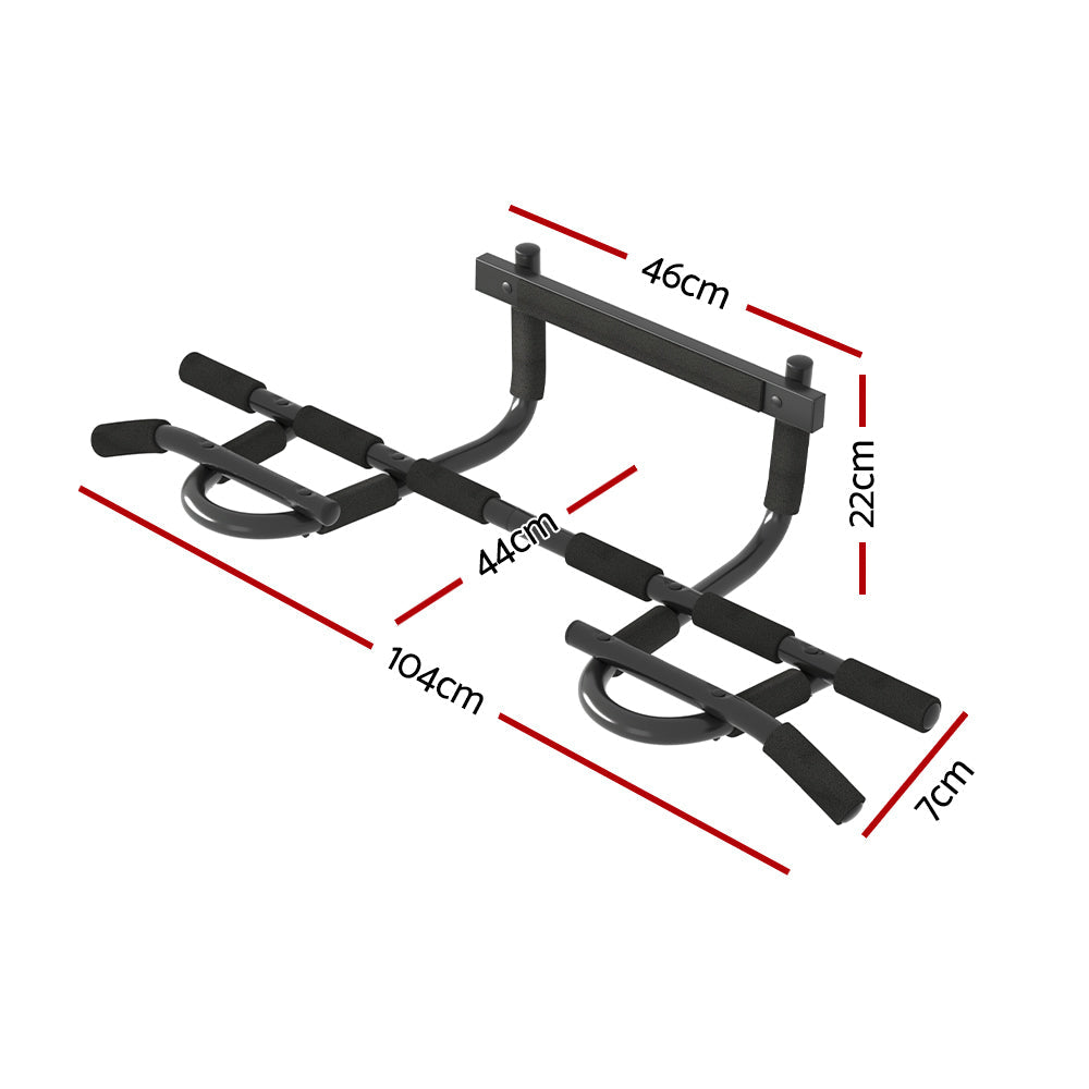 NNEDSZ Pull Up Bar 104CM Doorway Chin Up Horizontal Bar Gym
