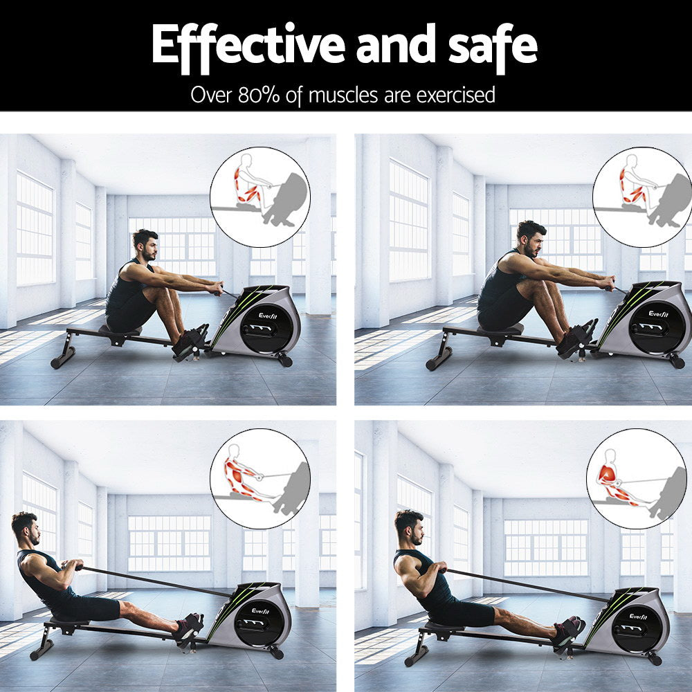 NNEDSZ Rowing Exercise Machine Rower Resistance Home Gym