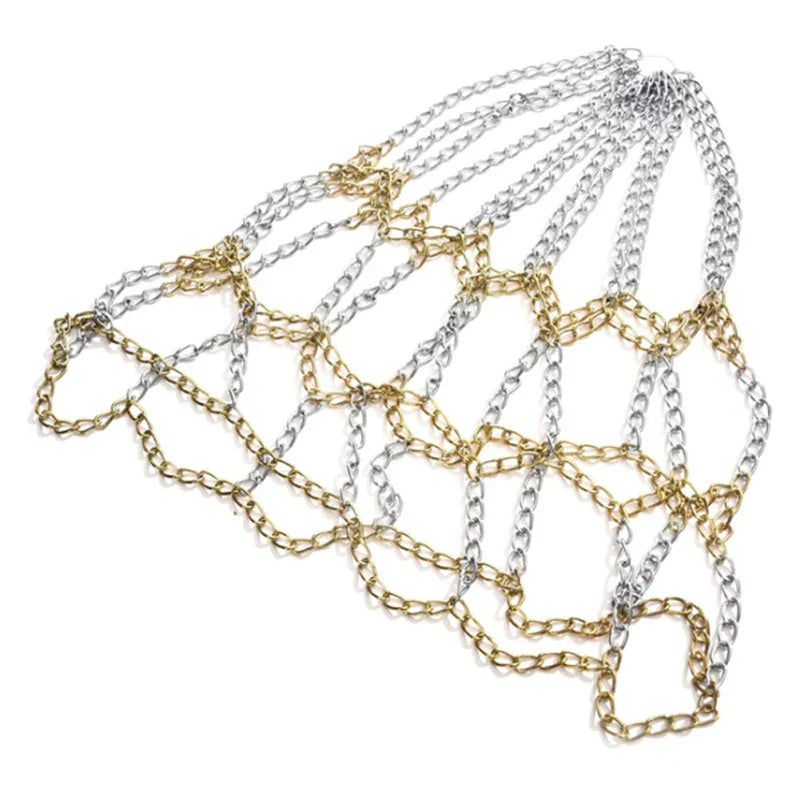 NNEOBA Durable Galvanized Steel Chain Basketball Net for Outdoor Classic Sport