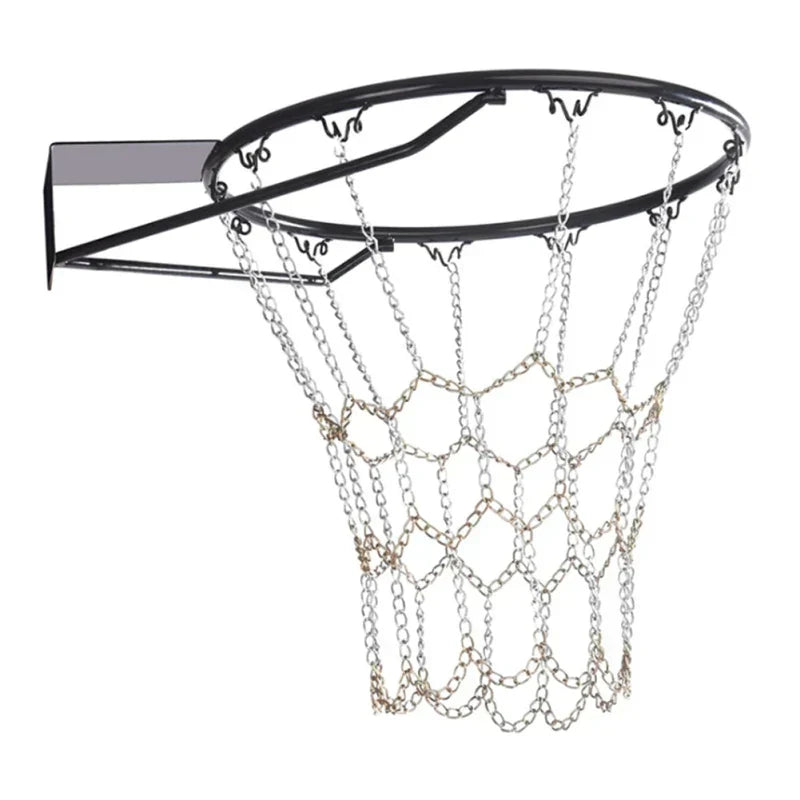 NNEOBA Durable Galvanized Steel Chain Basketball Net for Outdoor Classic Sport