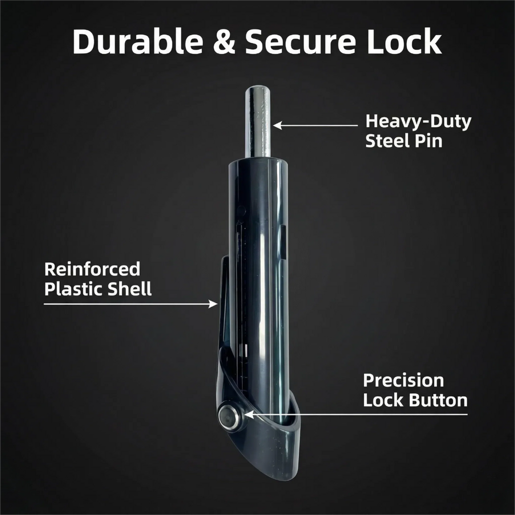 NNEOBA 2pcs 9.5mm Weight Stack Pin – Heavy Duty Gym Locking Pin for Fitness Equipment