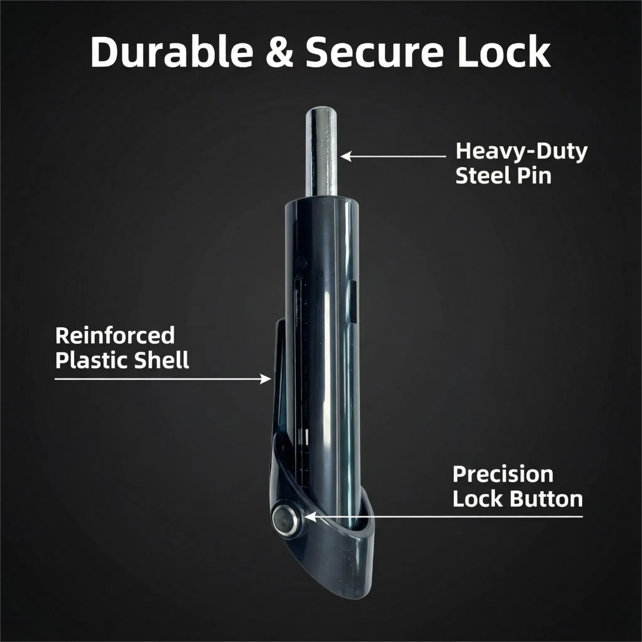 NNEOBA 2pcs 9.5mm Weight Stack Pin – Heavy Duty Gym Locking Pin for Fitness Equipment