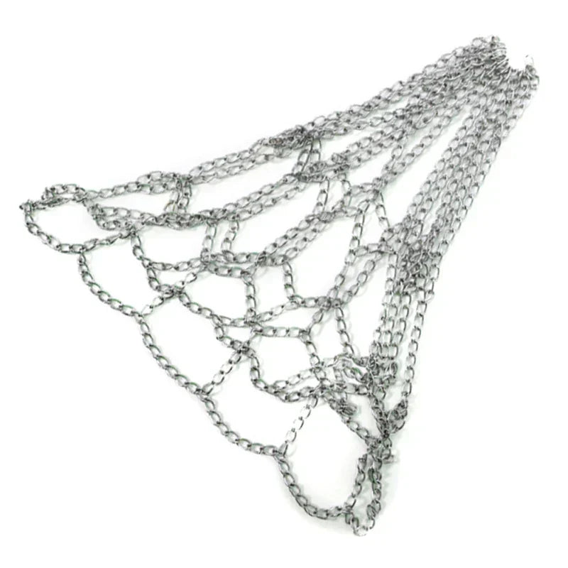 NNEOBA Durable Galvanized Steel Chain Basketball Net for Outdoor Classic Sport