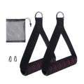NNEOBA Heavy-Duty D-Ring Gym Handles with Hook for Home Workouts