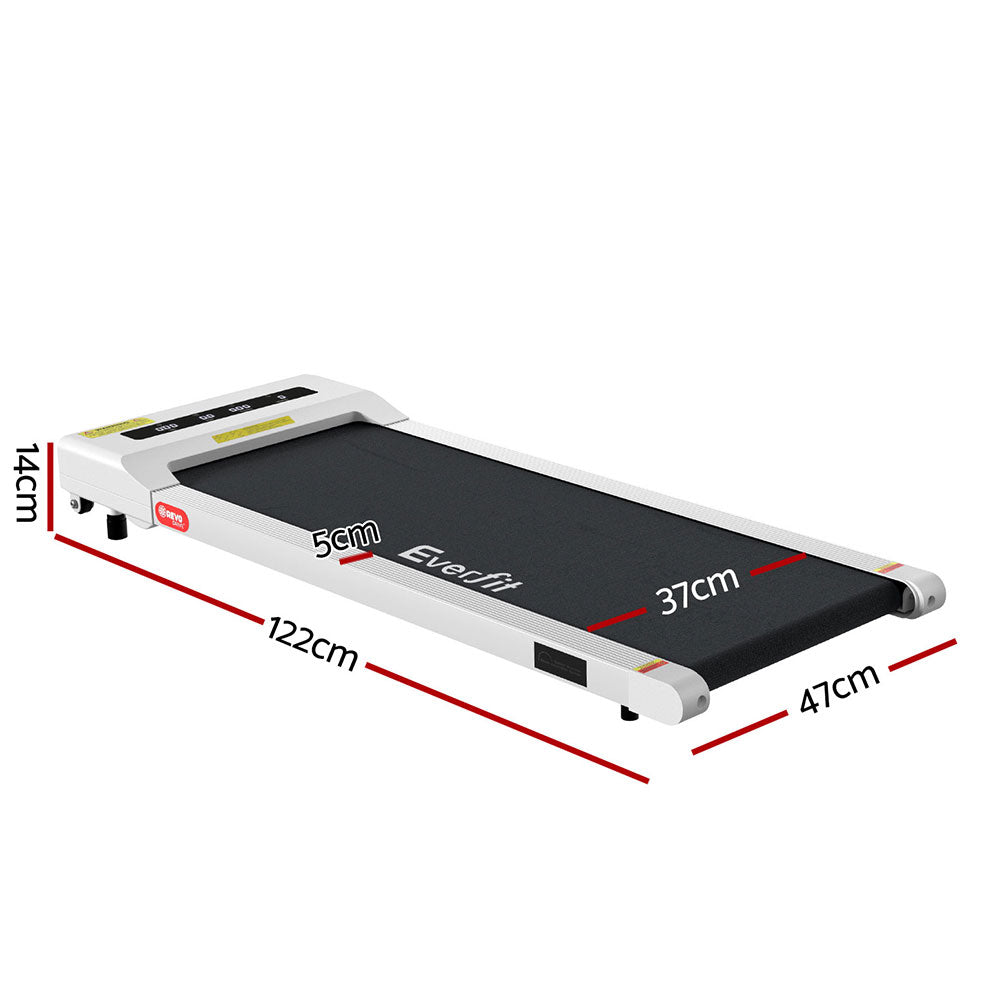NNEDSZ Treadmill Electric Walking Pad Under Desk Home Gym Fitness 360mm White