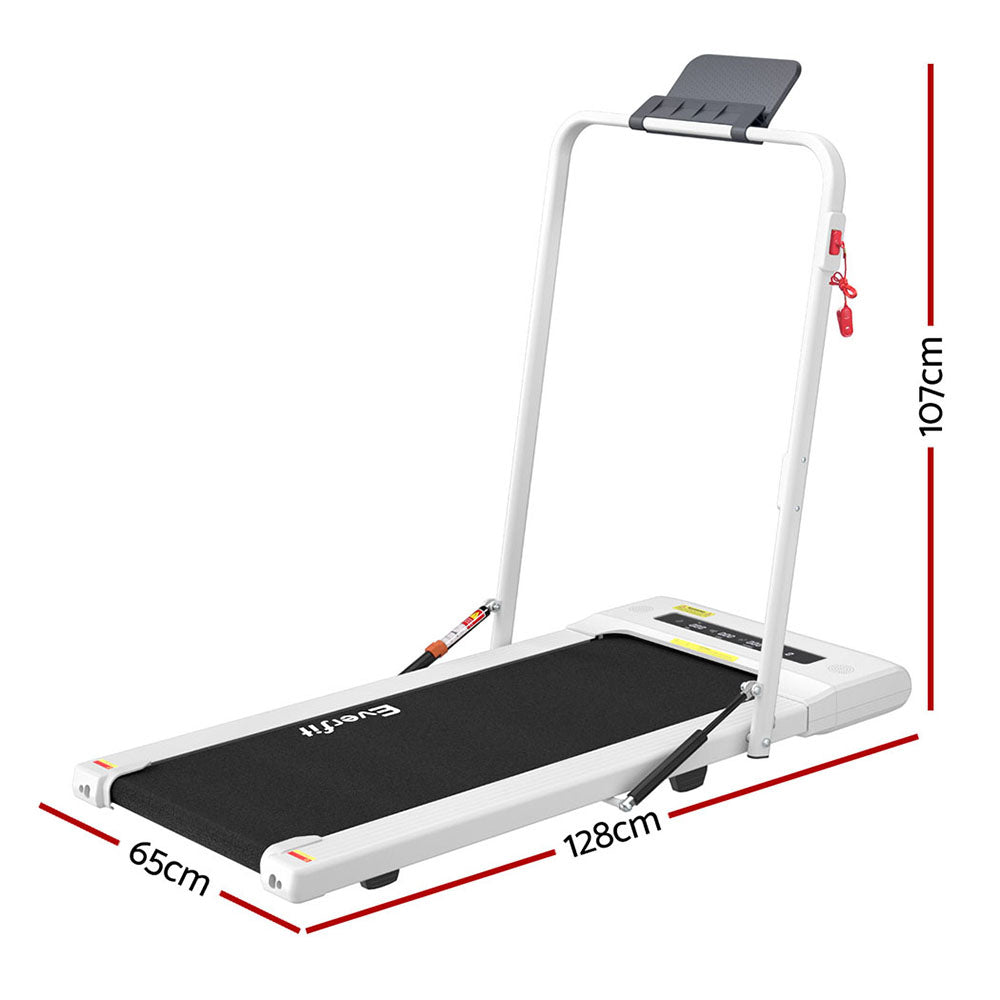 NNEDSZ Treadmill Electric Walking Pad Under Desk Home Gym Fitness 400mm White