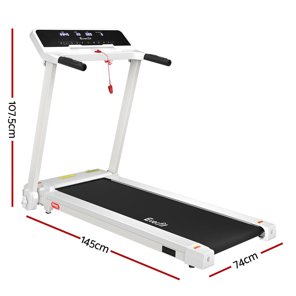 NNEDSZ Treadmill Electric Home Gym Fitness Exercise Knob Foldable 420mm White