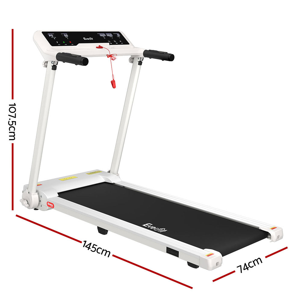 NNEDSZ Treadmill Electric Home Gym Fitness Exercise Knob Foldable 450mm White