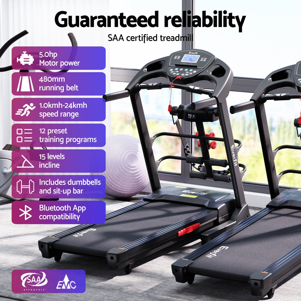 NNEDSZ Treadmill Electric Home Gym Fitness Exercise Machine w/ Massager 480mm