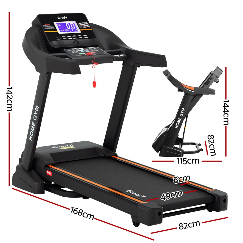 NNEDSZ Treadmill Electric Auto Incline Home Gym Fitness Exercise Machine 490mm