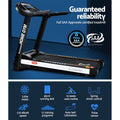 NNEDSZ Electric Treadmill 45cm Incline Running Home Gym Fitness Machine Black