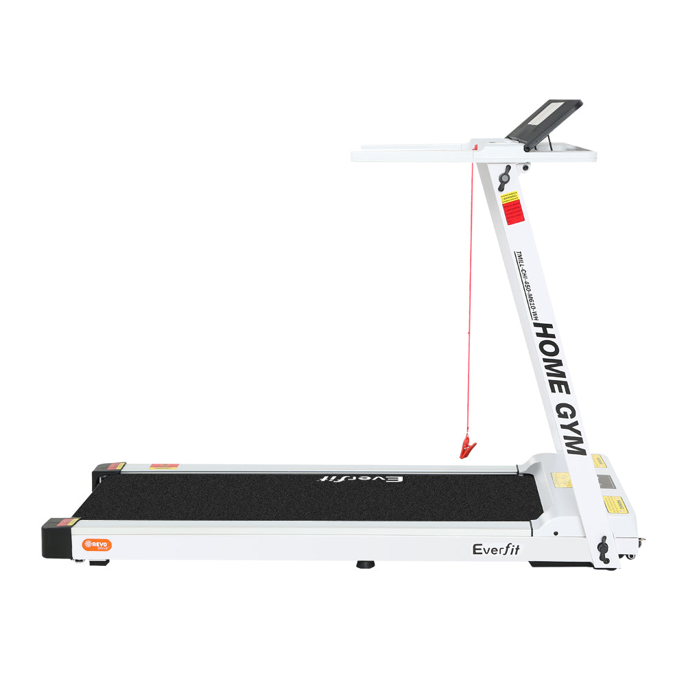 NNEDSZ Treadmill Electric Home Gym Fitness Exercise Fully Foldable 450mm White