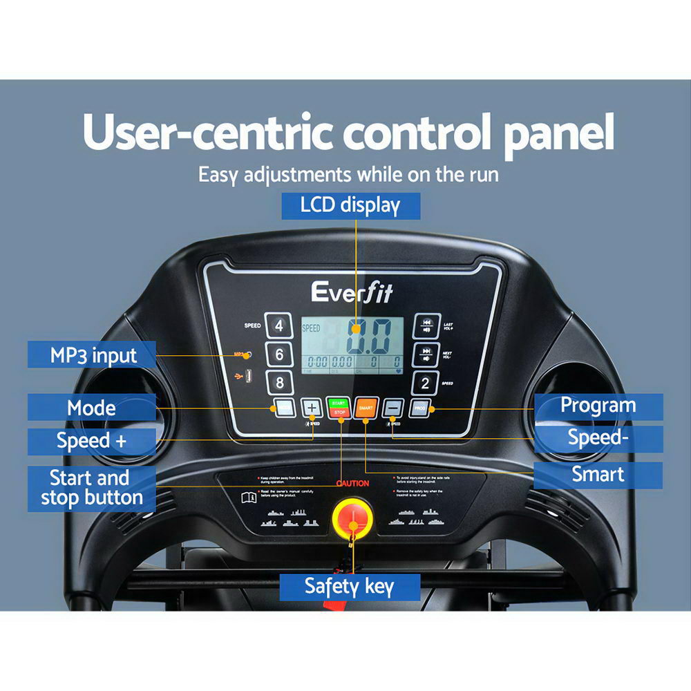NNEDSZ Electric Treadmill MIG41 40cm Running Home Gym Machine Fitness 12 Speed Level Foldable Design