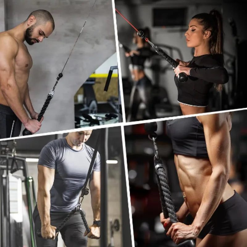 NNEOBA Triceps Rope Pull Down Device for Gym